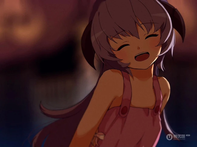 非常喜欢甜食可爱少女少女，《寒蝉鸣泣之时》人物古手羽入高清插画图集