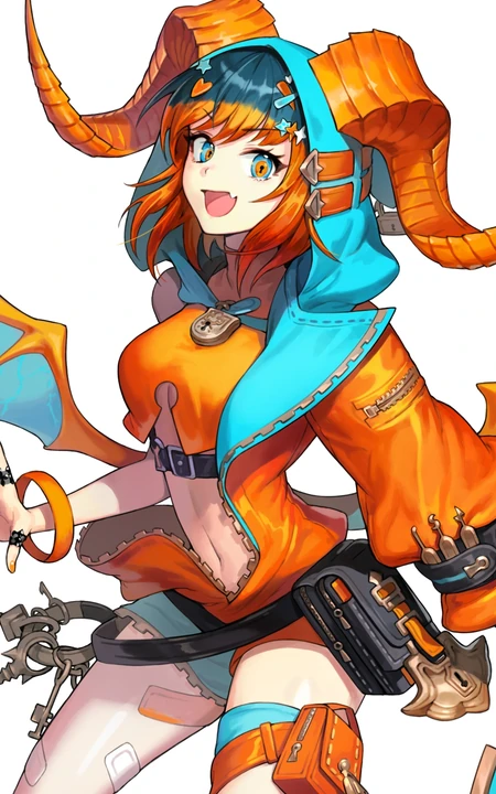 短黑发，活泼可爱的动漫少女，《租借女友》人物更科瑠夏高清插画图集欣赏