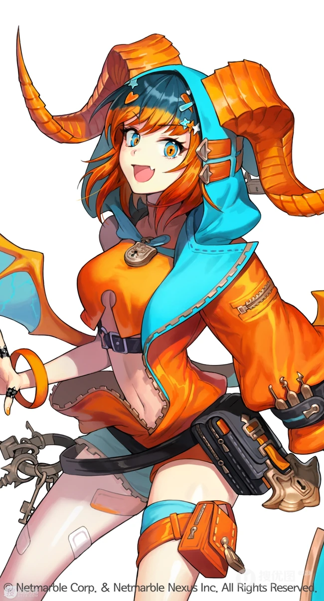 短黑发，活泼可爱的动漫少女，《租借女友》人物更科瑠夏高清插画图集欣赏