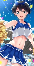 短黑发，活泼可爱的动漫少女，《租借女友》人物更科瑠夏高清插画图集欣赏