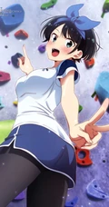 短黑发，活泼可爱的动漫少女，《租借女友》人物更科瑠夏高清插画图集欣赏