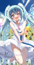 初音未来，既见未来，为何不拜！二次元女生初音未来唯美高清插画壁纸图集