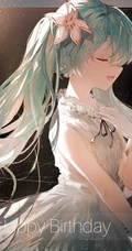 初音未来，既见未来，为何不拜！二次元女生初音未来唯美高清插画壁纸图集