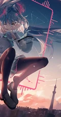 初音未来，既见未来，为何不拜！二次元女生初音未来唯美高清插画壁纸图集