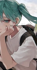 初音未来，既见未来，为何不拜！二次元女生初音未来唯美高清插画壁纸图集