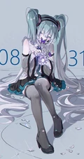 初音未来，既见未来，为何不拜！二次元女生初音未来唯美高清插画壁纸图集