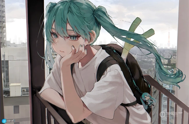 初音未来，既见未来，为何不拜！二次元女生初音未来唯美高清插画壁纸图集