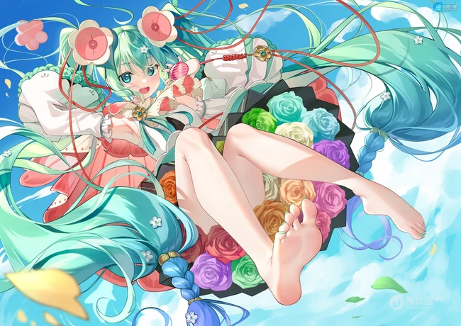 初音未来，既见未来，为何不拜！二次元女生初音未来唯美高清插画壁纸图集