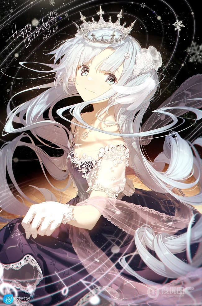 初音未来，既见未来，为何不拜！二次元女生初音未来唯美高清插画壁纸图集