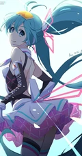 初音未来，既见未来，为何不拜！二次元女生初音未来唯美高清插画壁纸图集