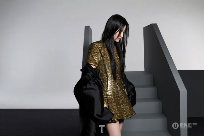 刘亦菲多套最新秋冬服饰穿搭登杂志酷美写真图片