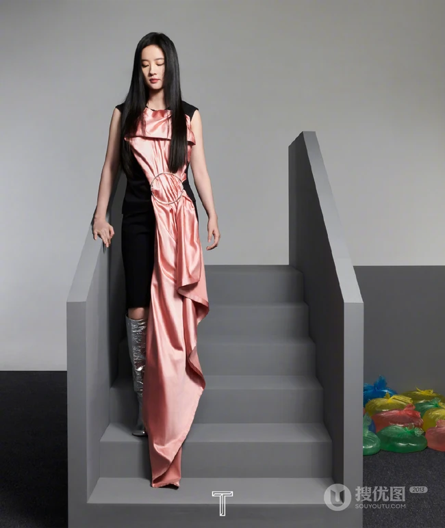 刘亦菲多套最新秋冬服饰穿搭登杂志酷美写真图片