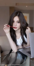 超有气质又漂亮的女生王心怡气质黑色紧身包臀连衣裙袜装职业装穿着高清图集