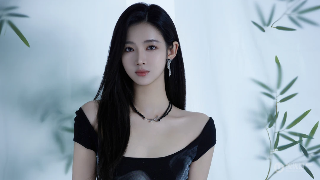 东方美人，古风国韵，长发柔顺美女御姐写真壁纸图片