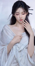 温往事，共交杯，温婉优雅古装汉服女生柔美写真套图