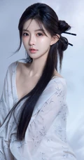 温往事，共交杯，温婉优雅古装汉服女生柔美写真套图