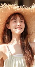 一看就很舒心的阳光灿烂美少女街拍写真手机壁纸图片