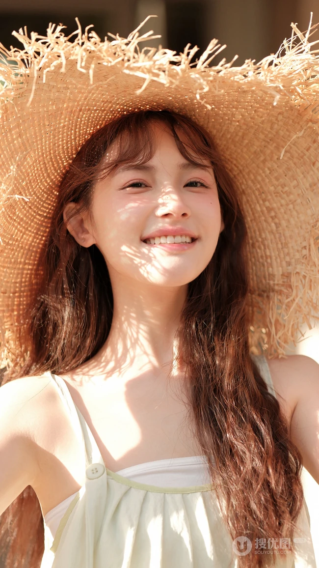一看就很舒心的阳光灿烂美少女街拍写真手机壁纸图片