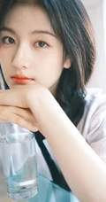 李兰迪青涩学生装白衬衫清新写真照