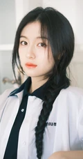 李兰迪青涩学生装白衬衫清新写真照