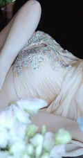 优雅，气质，黑色长发 礼裙长裙礼服装白皙气质女生气质写真图片