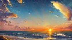 天高云阔，清新，浪漫，让人一看就舒心的动漫风景插画美图壁纸合集