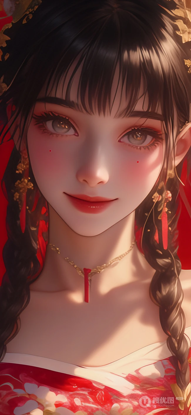 古装，古典ai美女，大气，雍容，气质AI美女手机壁纸图片