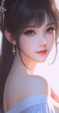 古装，古典ai美女，大气，雍容，气质AI美女手机壁纸图片