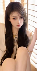 气质时尚有魅力的纹身女生轻熟连衣白裙穿搭动人室内写真套图