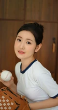 制服短裤棒球女生沈梦瑶学院风写真套图