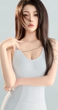 我有故事，你有酒吗？气质轻熟风十足女生紧身白色连体运动衣高清动人写真