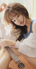 吉他女孩室内写真日记