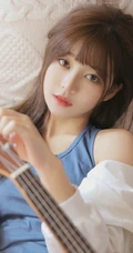 吉他女孩室内写真日记