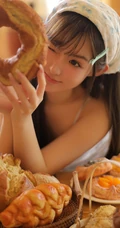 奶甜奶甜的长发线条感精选身材少女诱人居家写真照片