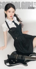 音乐系女孩，清新清新吉他少女校花高清图片