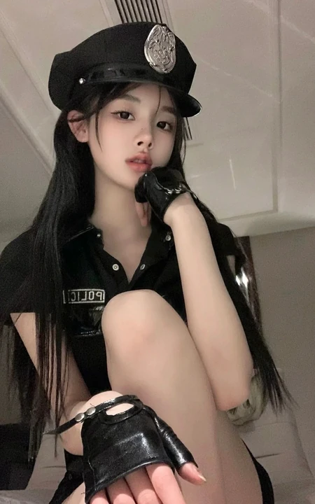 超高颜值长发精选少女动人cos制服装私人美照