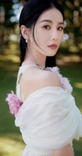 精致女人刘诗诗气质时尚露背白裙户外写真美照