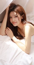 刚洗完澡的漂亮女生居家室内美照