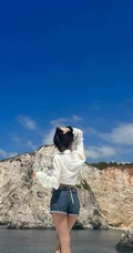 Lisa旅拍美照，泳装，短裤，身材有型