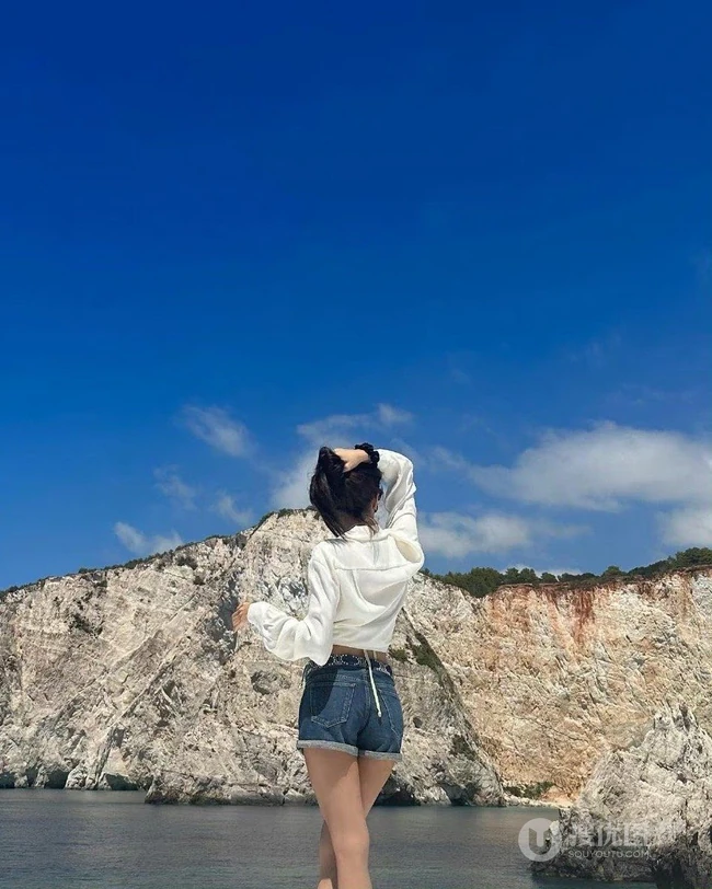 Lisa旅拍美照，泳装，短裤，身材有型