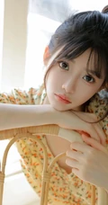 好清凉的小碎花，夏日清凉少女碎花衫短裤穿搭超美写真图片