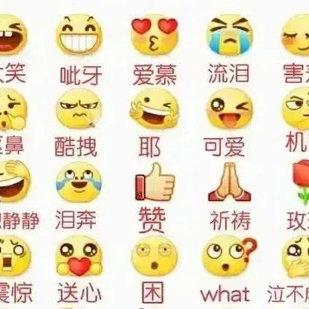 生活中常用的微信表情什么意思，微信表情含义图解大全