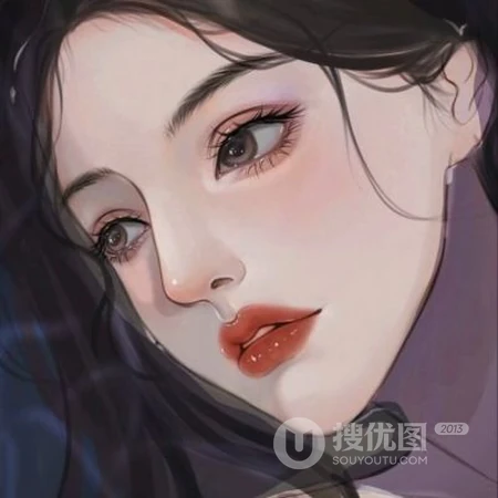 优质好看又EMO的手绘素描2023永久不换动漫女生超美头像图片