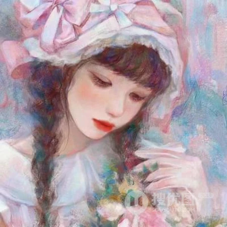 优质好看又EMO的手绘素描2023永久不换动漫女生超美头像图片