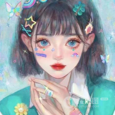 优质好看又EMO的手绘素描2023永久不换动漫女生超美头像图片
