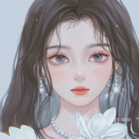 优质好看又EMO的手绘素描2023永久不换动漫女生超美头像图片