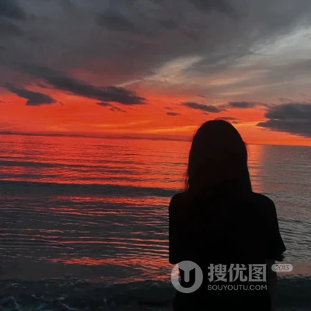 夕阳下的女生唯美摄影头像，高级质感好看的女生头像图片
