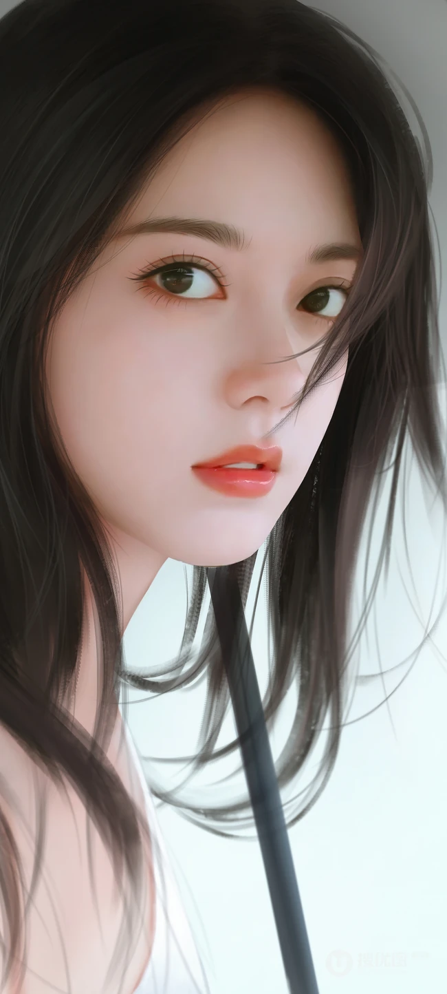 赵今麦手机壁纸，赵今麦手绘高清好看肌肤发型红唇美照