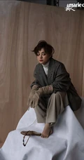 女星孙俪最新杂志写真，挑战不同个性另类奇怪服饰，优雅美丽