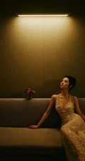 天气晴朗，窗外飘来一缕云，又飘走 ，女生田曦薇高清室内照